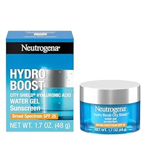 Neutrogena Hydro Boost Face Moisturizer with SPF 25, Hydrating Facial Sunscreen