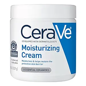 CeraVe Moisturizing Cream | Body and Face Moisturizer for Dry Skin