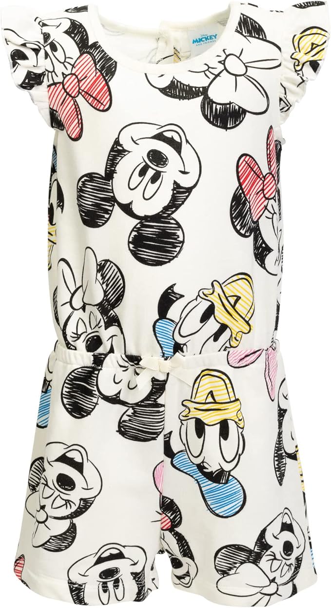 Disney Minnie Mouse Mickey Mouse Girls Romper